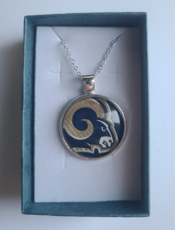 Los Angeles Rams NFL Football necklace