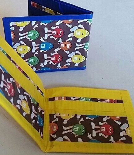 M&M Candies Bi-Fold Duct Tape Wallet