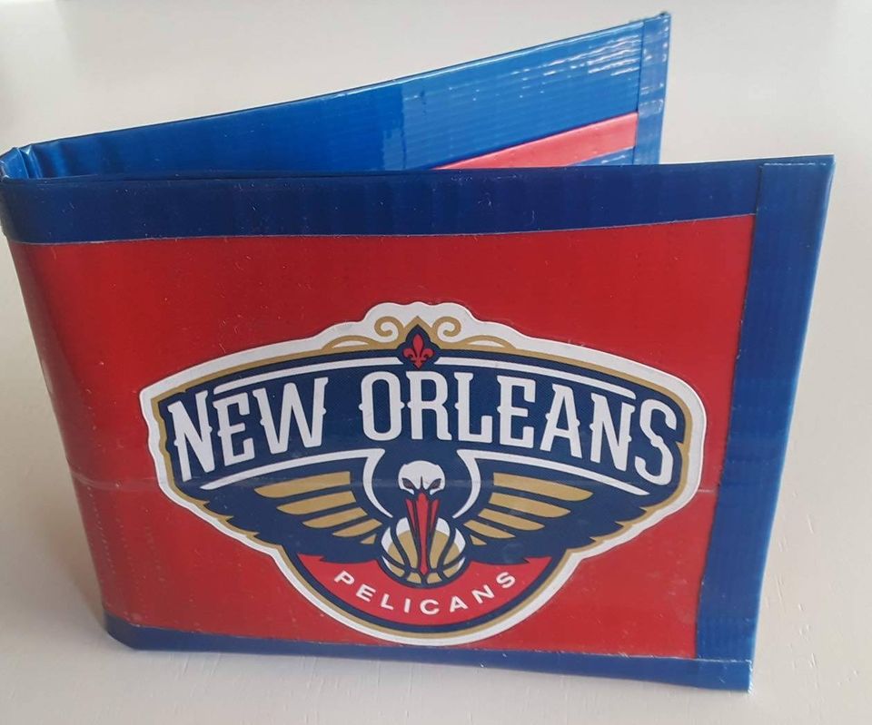 New Orleans Pelicans NBA Basketball Bi-Fold Duct Tape Wallet