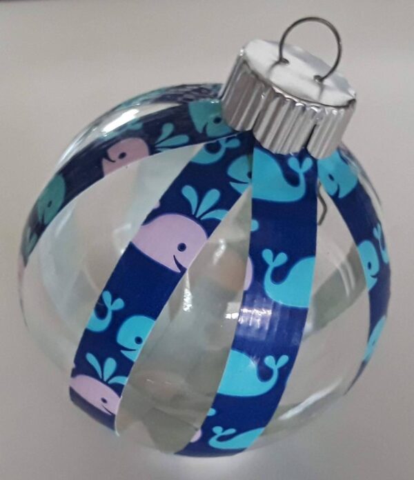 Whales Christmas Ball Tree Ornament