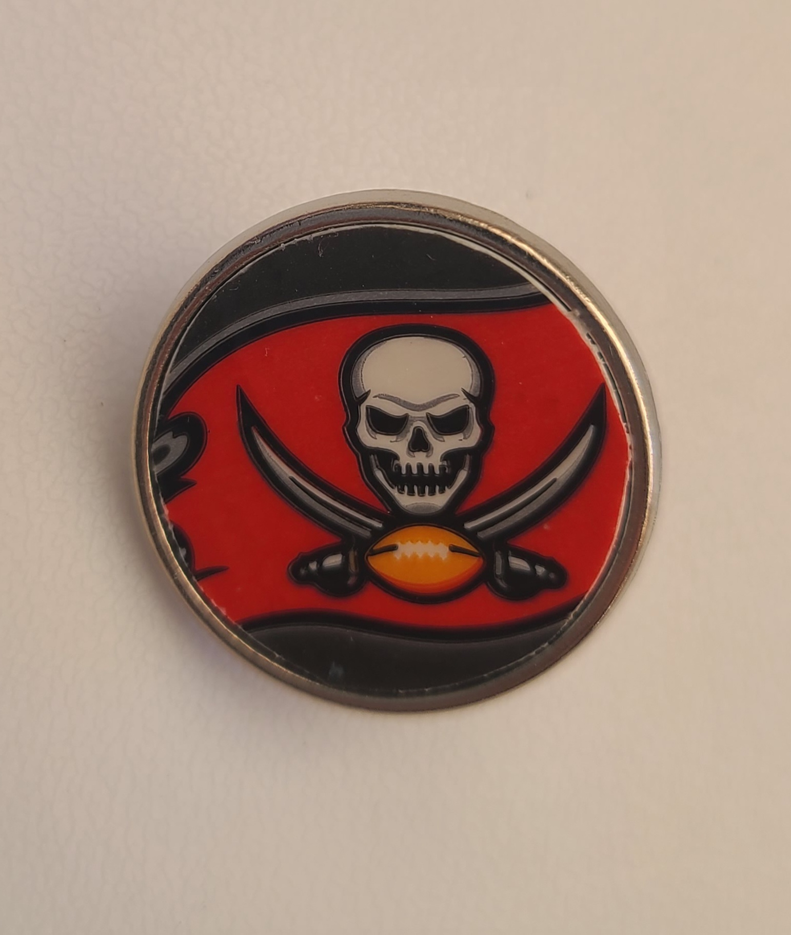 Tampa Bay Buccaneers NFL Football Lapel Pin