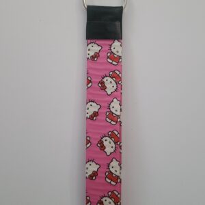 Hello Kitty Key Chain Ring Lanyard Loop