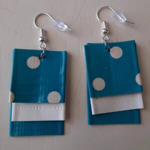 Blue Polka Dots Earrings