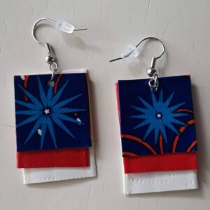 Fireworks Independence Day 4th of July Earrings