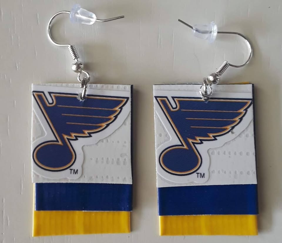 St Louis Blues NHL Earrings
