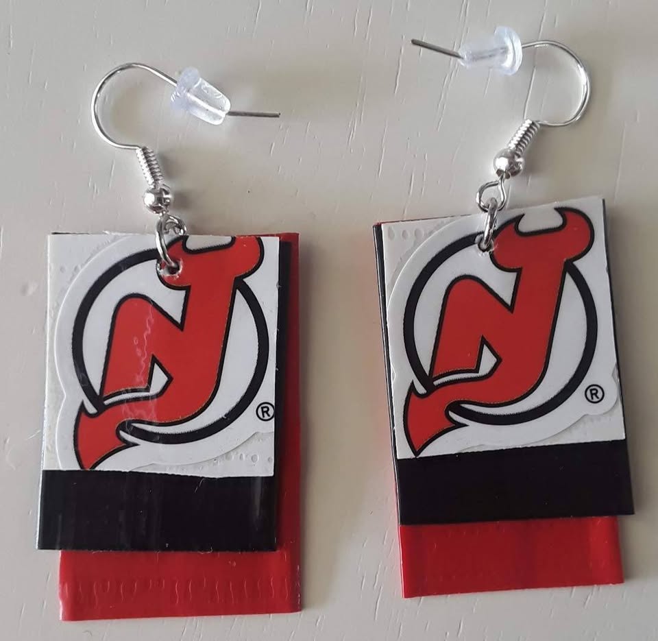 New Jersey Devils NHL Earrings