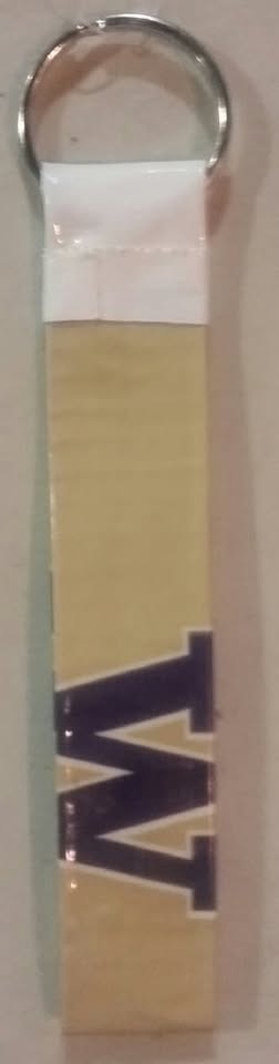 University of Washington Huskies NCAA Key Chain Ring Lanyard Loop