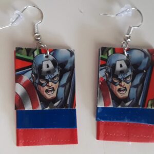 Captain America Avengers Earrings