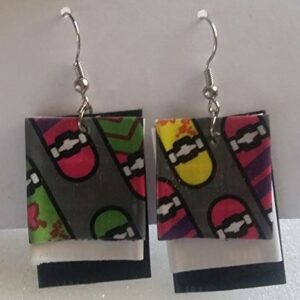 Skateboard Earrings