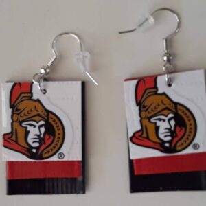 Ottowa Senators NHL Earrings