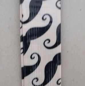 Mustache Key Chain Ring Lanyard Loop