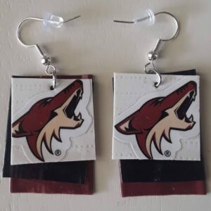 Arizona Coyotes NHL Earrings