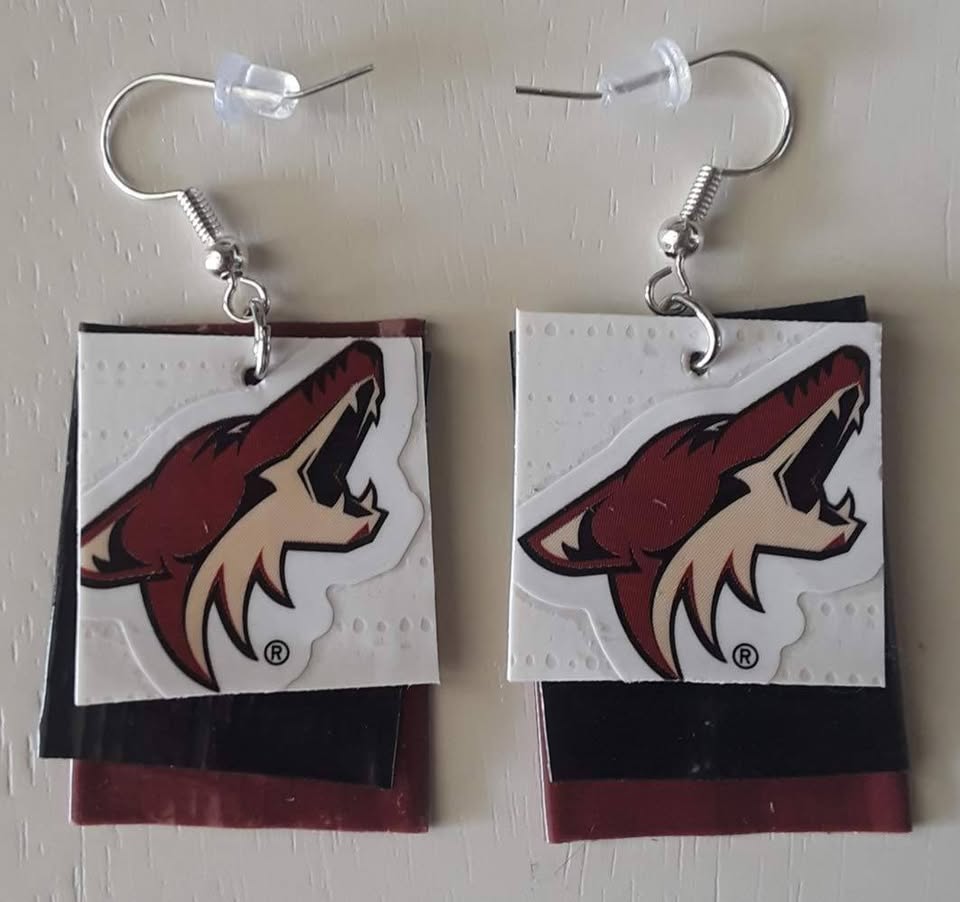 Arizona Coyotes NHL Earrings