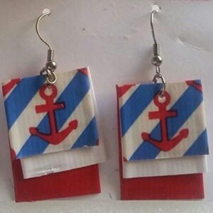 Hanker for an Anchor Nautical Earrings