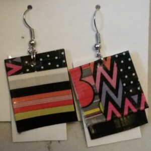 Patchwork Quilt Earrings