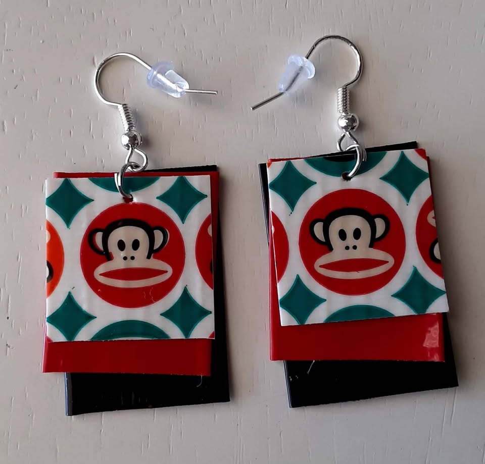 Paul Frank Monkey Circles Earrings
