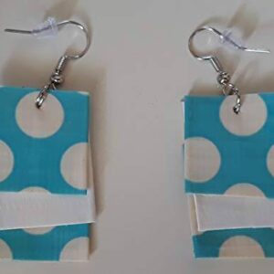 Baby Boy Blue Polka Dots Earrings