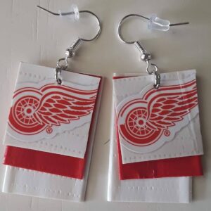 Detroit Red Wings NHL Earrings