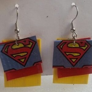 Superman Earrings