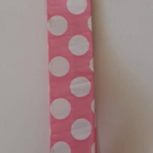 Baby Girl Pink Polka Dot Key Chain Ring Lanyard Loop