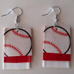 Baseball Earrings