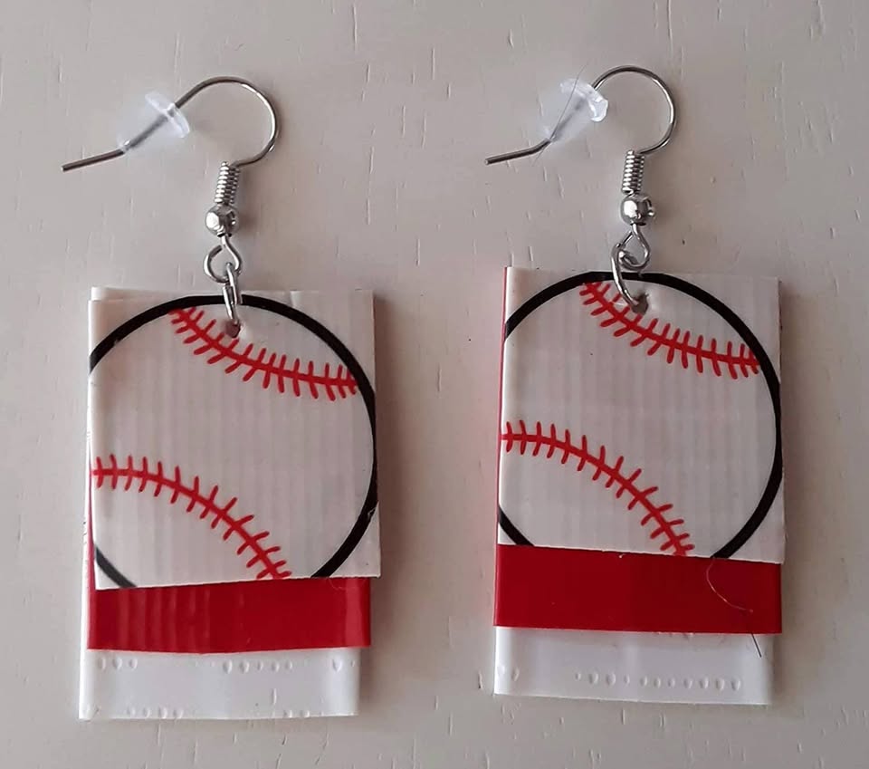 Baseball Earrings