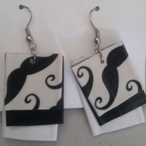 Mustache Earrings