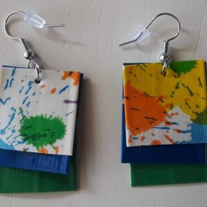 Paint Splat Earrings