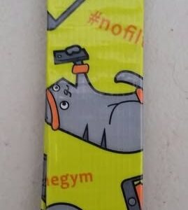 Cat Selfie Key Chain Ring Lanyard Loop