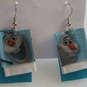 Frozen Olaf Snowman Earrings