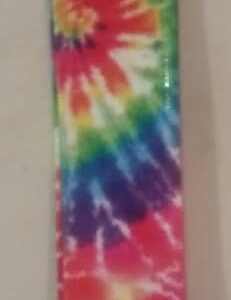 Rainbow Tie Dye Key Chain Ring Lanyard Loop