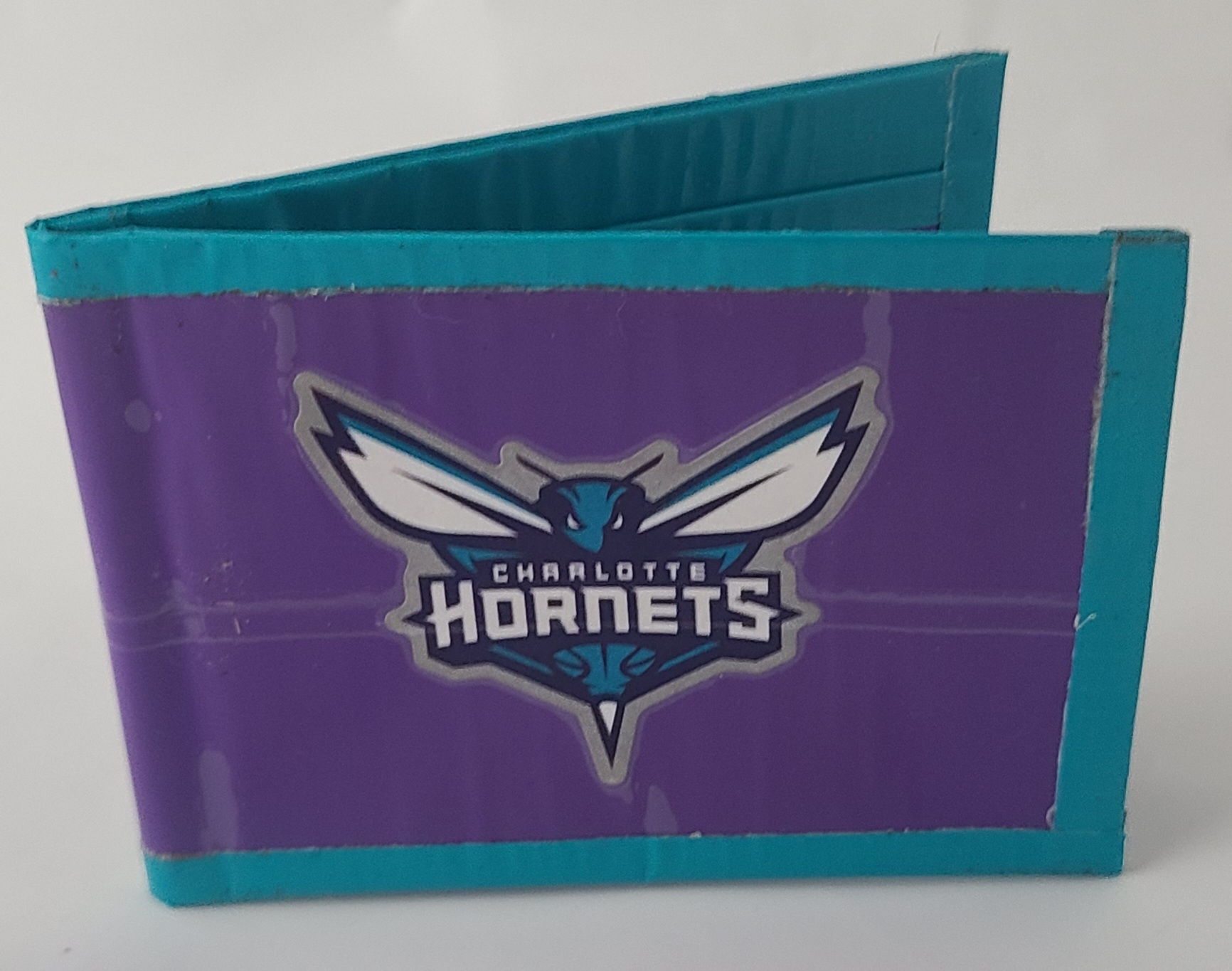Charlotte Hornets NBA Basketball Bi-Fold Duct Tape Wallet
