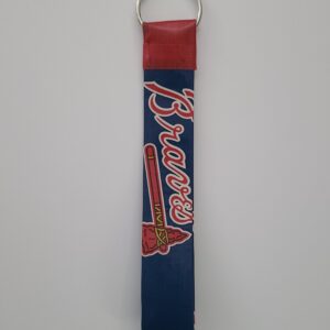 Atlanta Braves MLB Key Chain Ring Lanyard Loop