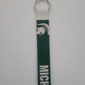 Michigan State University Spartans NCAA Key Chain Ring Lanyard Loop