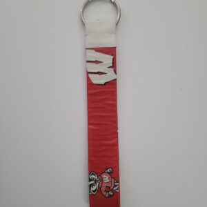 University of Wisconsin Madison Badgers NCAA Key Chain Ring Lanyard Loop