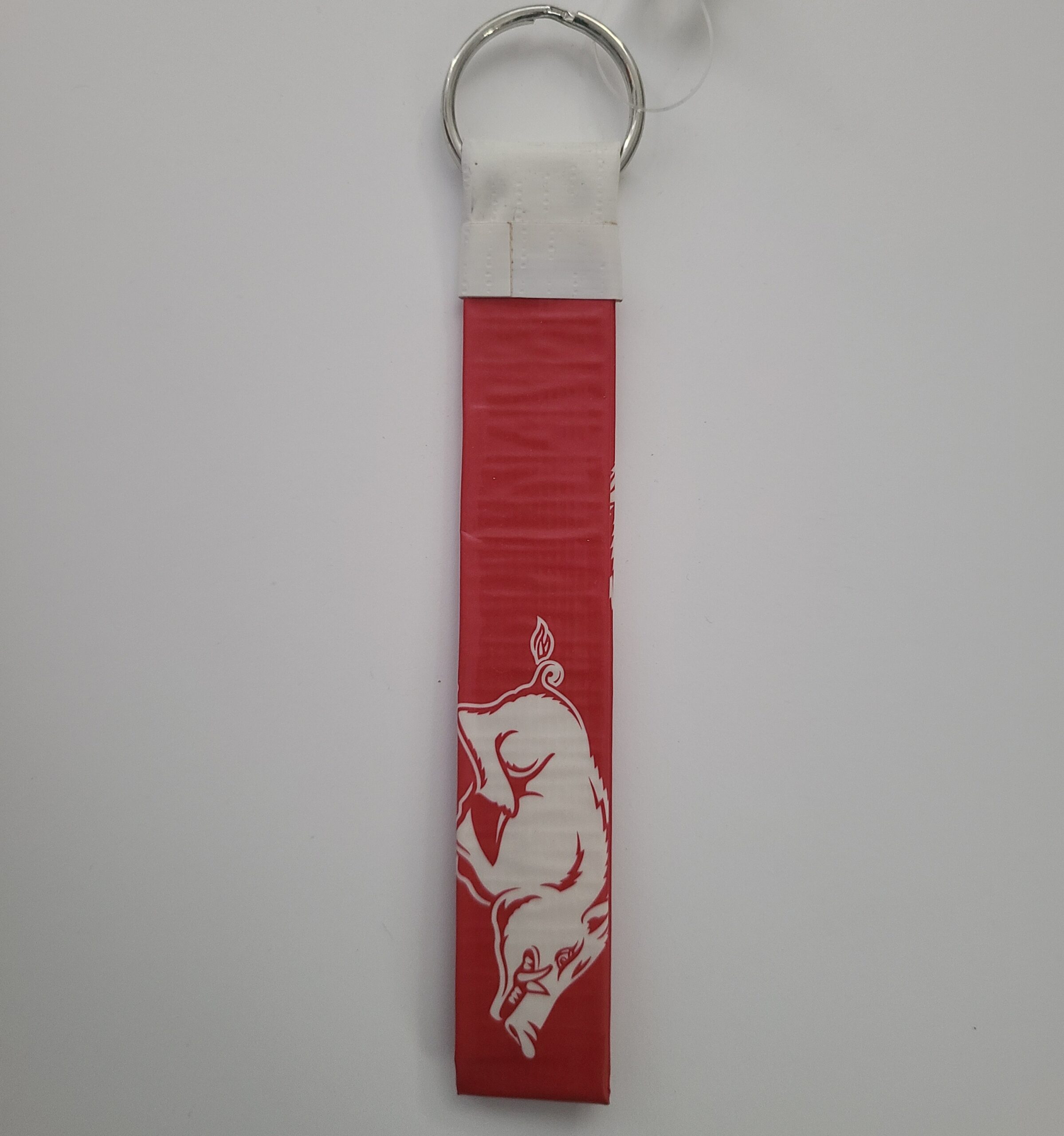 University of Arkansas Razorbacks NCAA Key Chain Ring Lanyard Loop