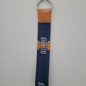 University of Illinois Fighting Illini NCAA Key Chain Ring Lanyard Loop