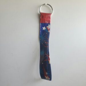 Fireworks Key Chain Ring Lanyard Loop