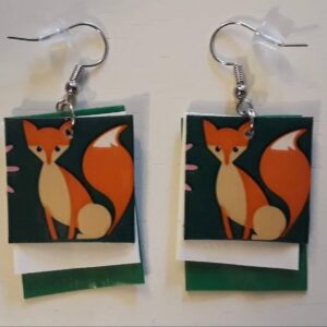 Woodland Friends Fox Earrings