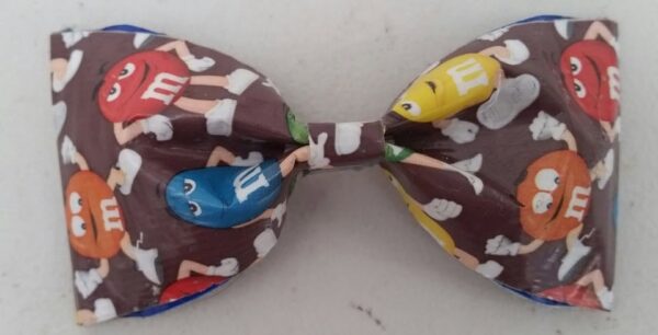 M&M Candies Duct Tape Hair Clip Bow