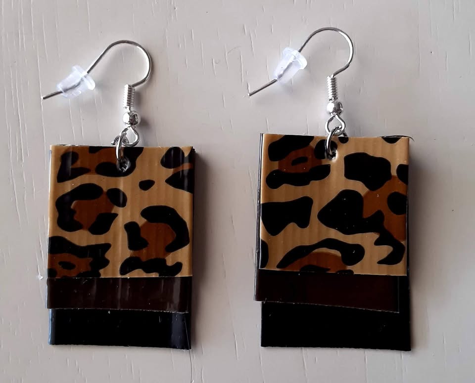 Leopard Cheetah Print Earrings