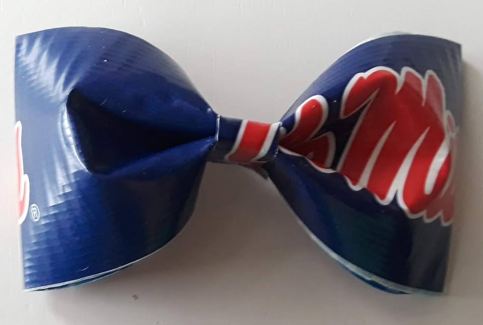 Ole Miss University of Mississippi Rebels NCAA Duct Tape Hair Clip Bow