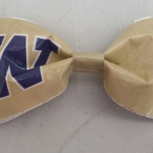 Washington Huskies NCAA Duct Tape Hair Clip Bow