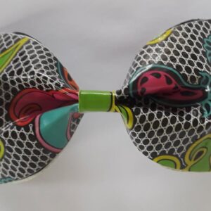 Multi Color Lace Duct Tape Hair Clip Bow
