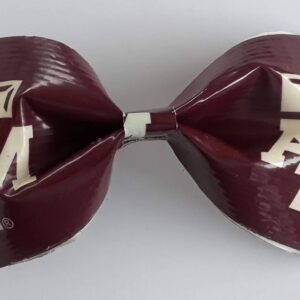 Texas A&M Aggies NCAA Duct Tape Hair Clip Bow
