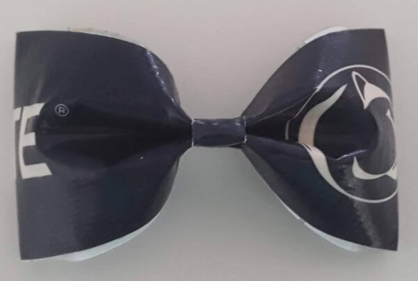 Penn State University Nittany Lions NCAA Duct Tape Hair Clip Bow - Image 6