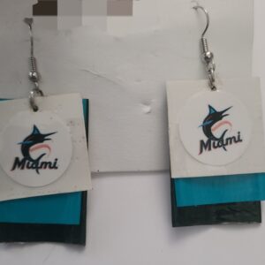 Miami Marlins Earrings