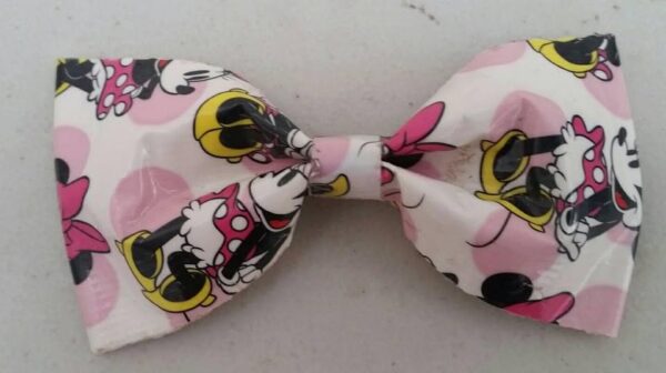 Minnie Mouse Duct Tape Hair Clip Bow