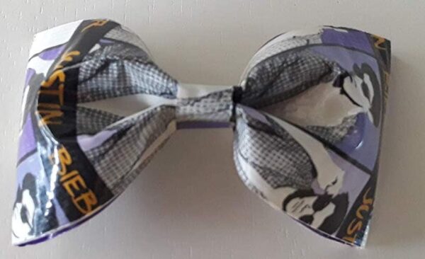 Justin Bieber Duct Tape Hair Clip Bow
