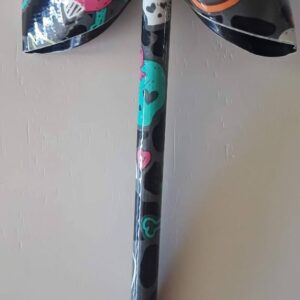 Neon Skulls Duct Tape Bow Pen